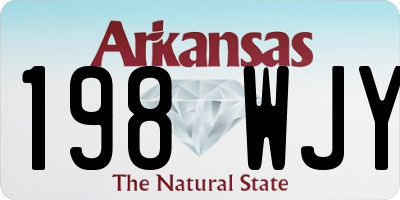AR license plate 198WJY