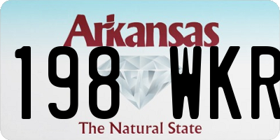 AR license plate 198WKR