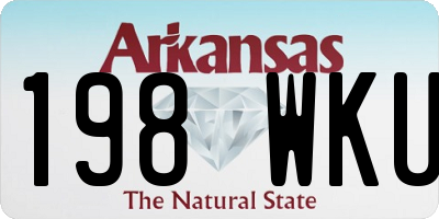 AR license plate 198WKU