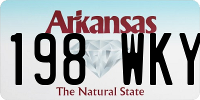AR license plate 198WKY