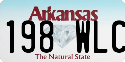 AR license plate 198WLC