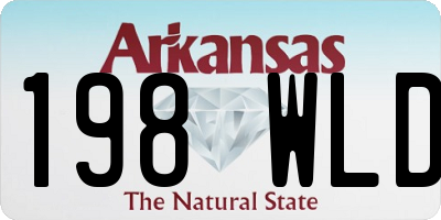 AR license plate 198WLD