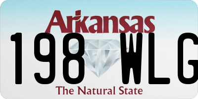 AR license plate 198WLG