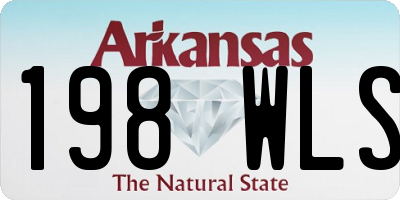 AR license plate 198WLS