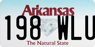 AR license plate 198WLU