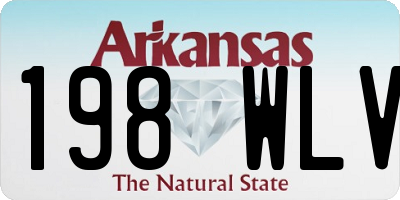 AR license plate 198WLV