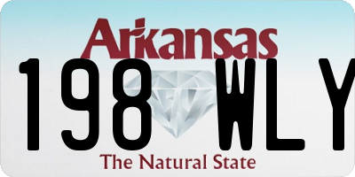 AR license plate 198WLY