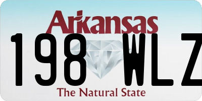 AR license plate 198WLZ