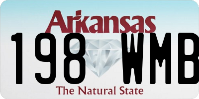 AR license plate 198WMB