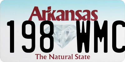 AR license plate 198WMC