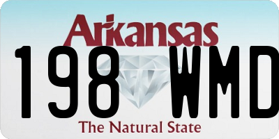 AR license plate 198WMD