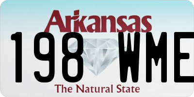 AR license plate 198WME