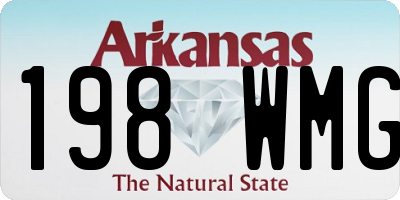 AR license plate 198WMG