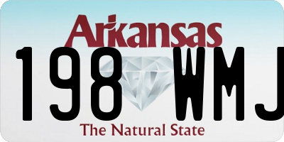 AR license plate 198WMJ
