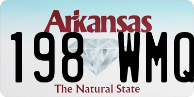 AR license plate 198WMQ