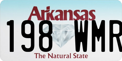 AR license plate 198WMR
