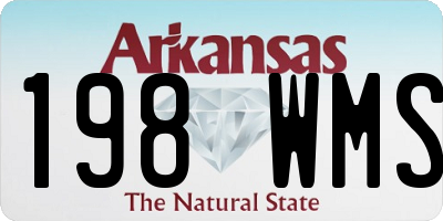 AR license plate 198WMS