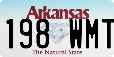 AR license plate 198WMT