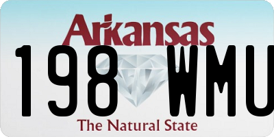 AR license plate 198WMU