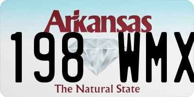 AR license plate 198WMX