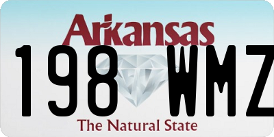 AR license plate 198WMZ