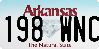 AR license plate 198WNC