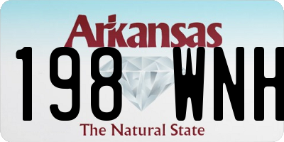 AR license plate 198WNH