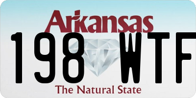 AR license plate 198WTF