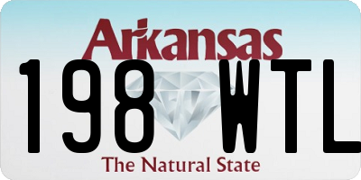 AR license plate 198WTL