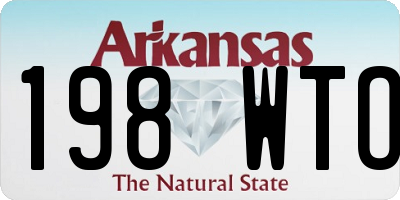 AR license plate 198WTO
