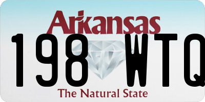 AR license plate 198WTQ