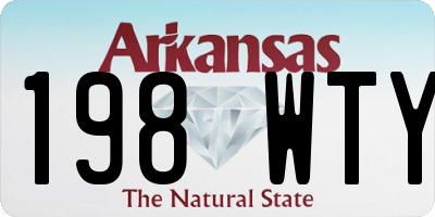 AR license plate 198WTY