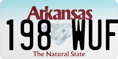 AR license plate 198WUF