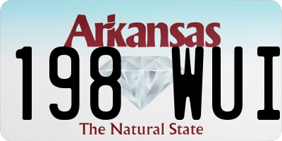 AR license plate 198WUI