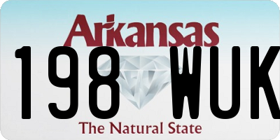 AR license plate 198WUK
