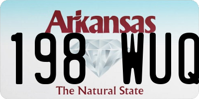 AR license plate 198WUQ