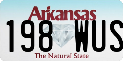 AR license plate 198WUS