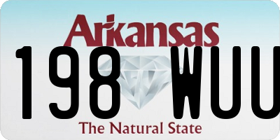 AR license plate 198WUU