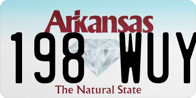 AR license plate 198WUY