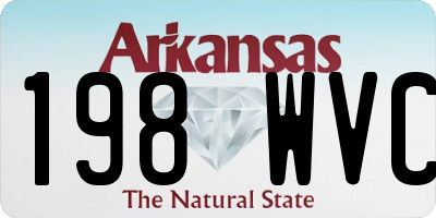 AR license plate 198WVC