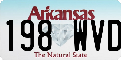 AR license plate 198WVD