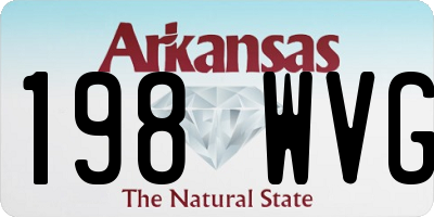 AR license plate 198WVG