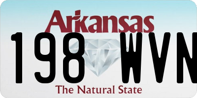 AR license plate 198WVN