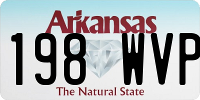 AR license plate 198WVP