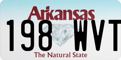 AR license plate 198WVT