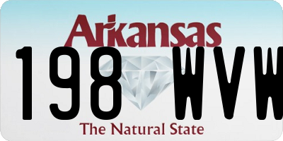 AR license plate 198WVW