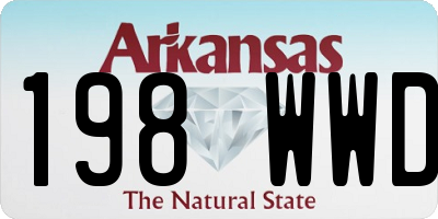 AR license plate 198WWD