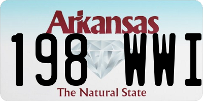 AR license plate 198WWI