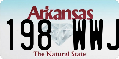 AR license plate 198WWJ