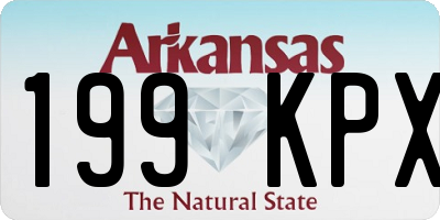 AR license plate 199KPX